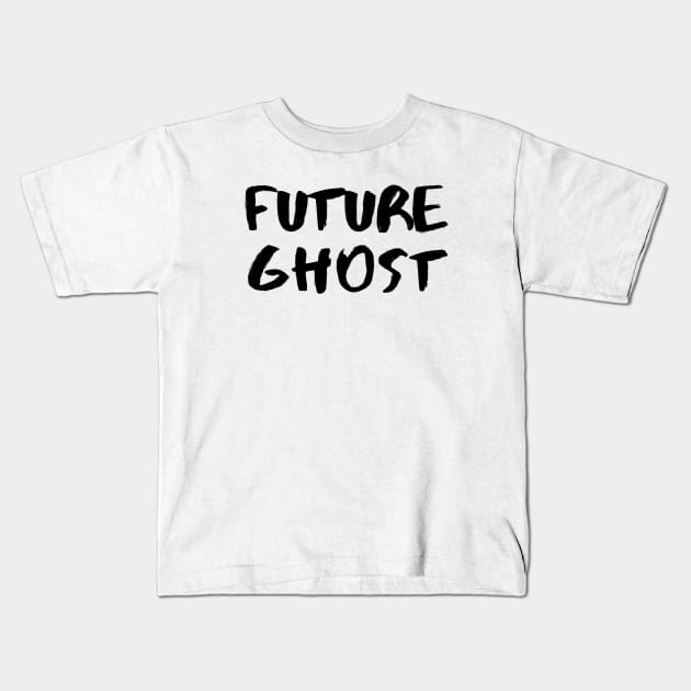 Future Ghost – Black Kids T-Shirt by KoreDemeter14